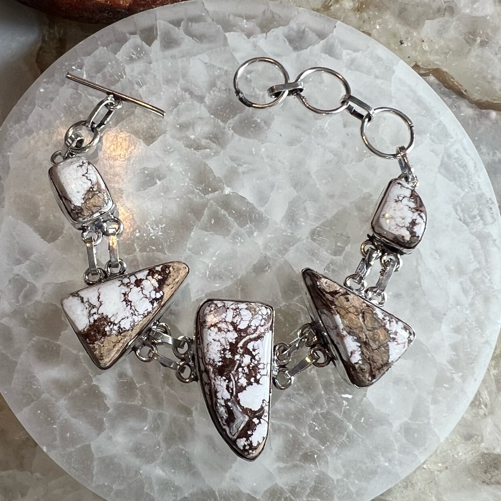 Wild horse jasper 5-6” bracelet